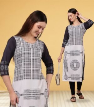 Digital Printed Cotton Kurti