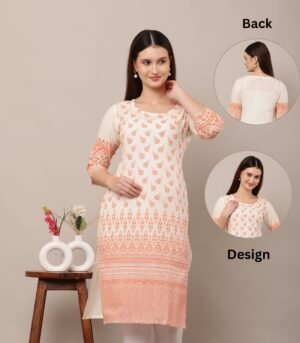 Block Printed Cotton Kurtis