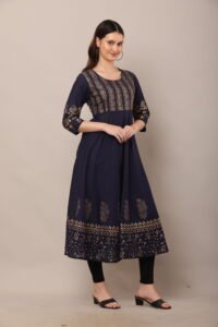 Design Block Printed Anarkali