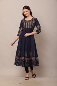 Design Block Printed Anarkali