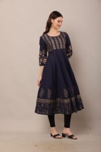 Design Block Printed Anarkali