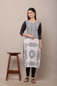 Digital Printed Cotton Kurti