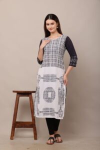 Digital Printed Cotton Kurti