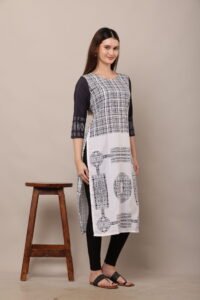 Digital Printed Cotton Kurti