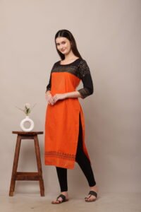 Block Printed Cotton Kurti
