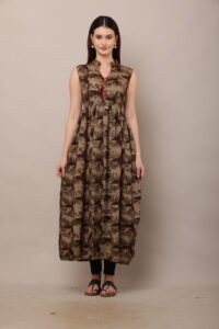 Sleeveless Anarkali for Women