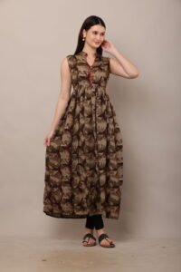 Sleeveless Anarkali for Women