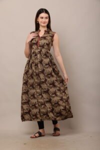 Sleeveless Anarkali for Women