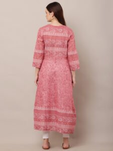 Women's Latest Block Printed Anarkali