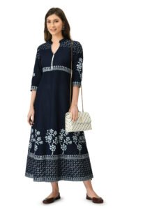 Block Printed Anarkali