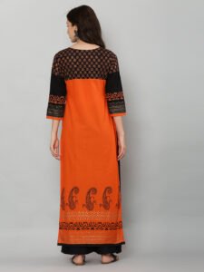 Cotton Orange Kurti