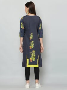 Screen Printed Cotton Kurti