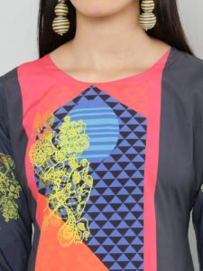 Screen Printed Cotton Kurti
