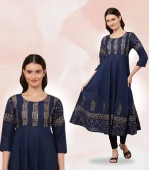 Anarkali in Cotton
