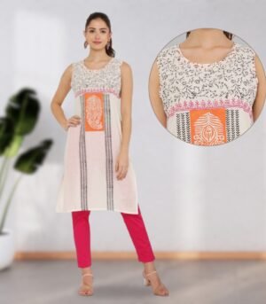 Block Printed Cotton Kurti