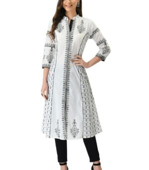 Cotton A-Line Anarkali