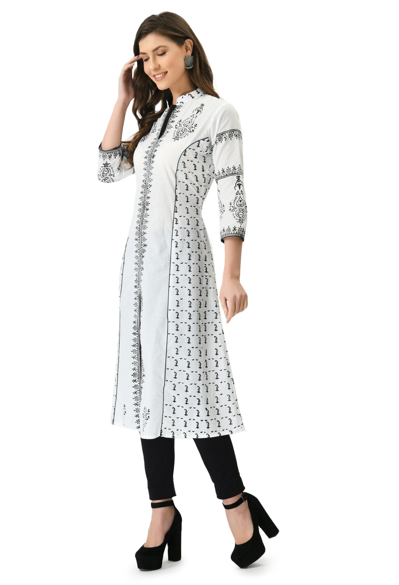 Cotton A-Line Anarkali