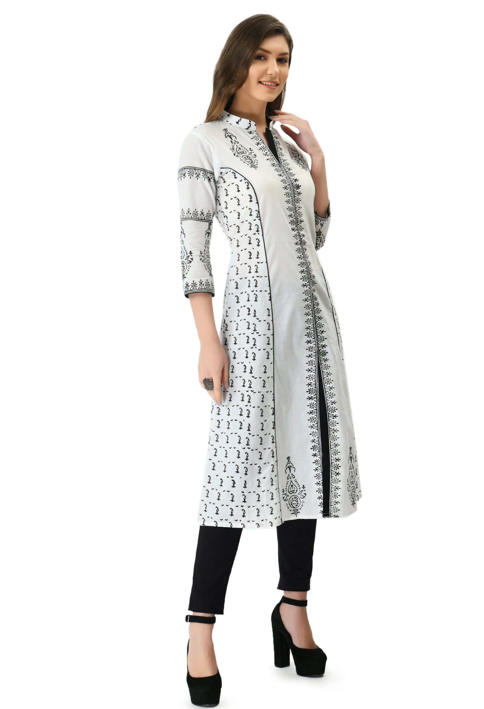 Cotton A-Line Anarkali