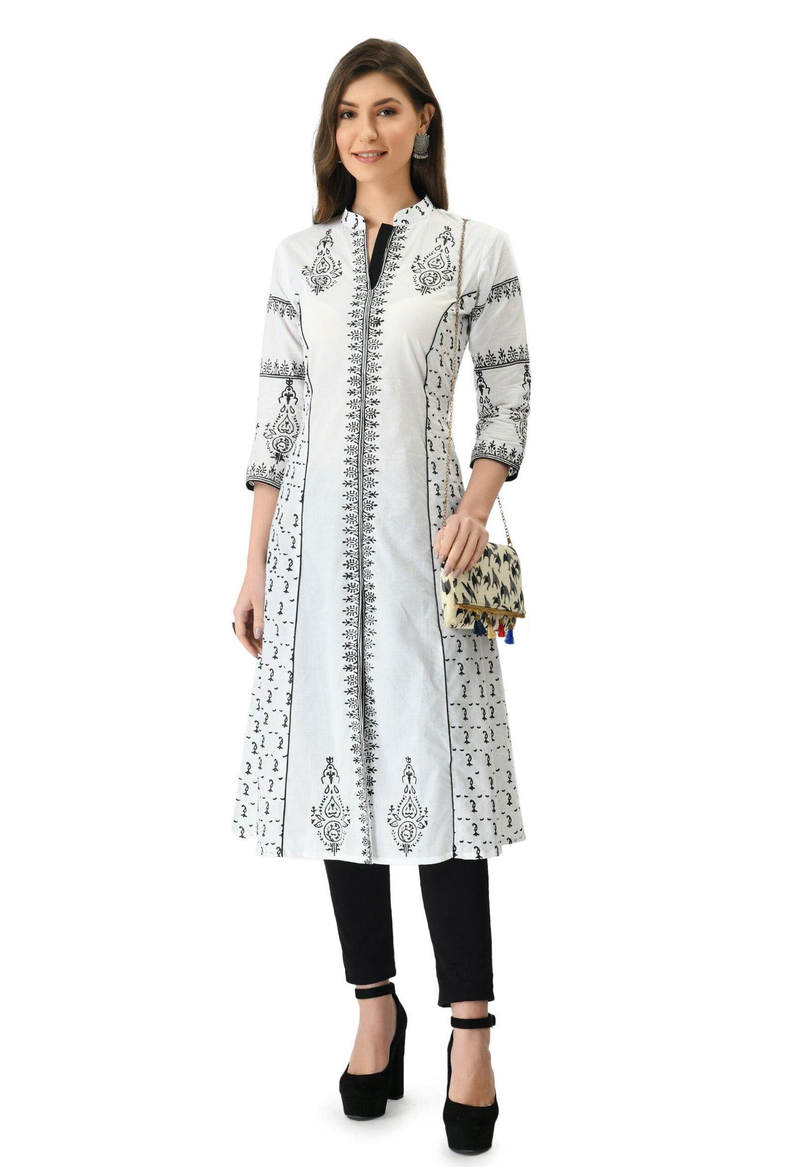 Cotton A-Line Anarkali