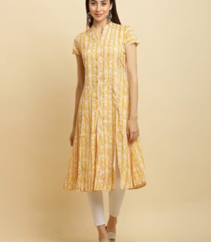 Digital Printed Yellow A-Line