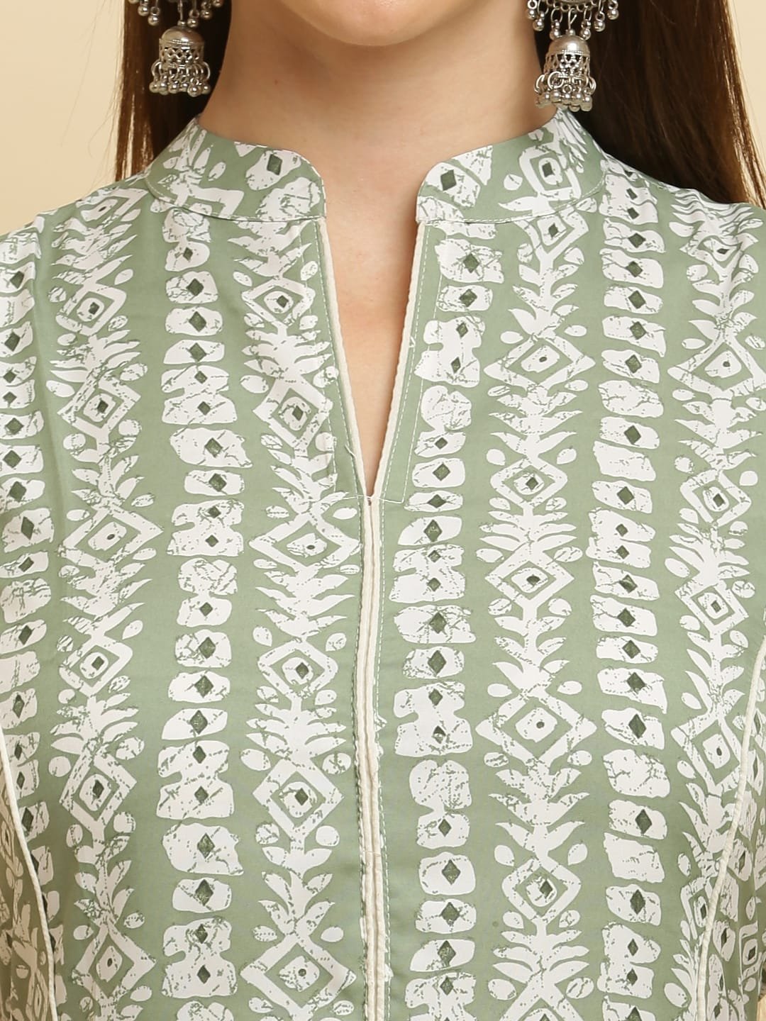 Digital Printed A Line Anarkali