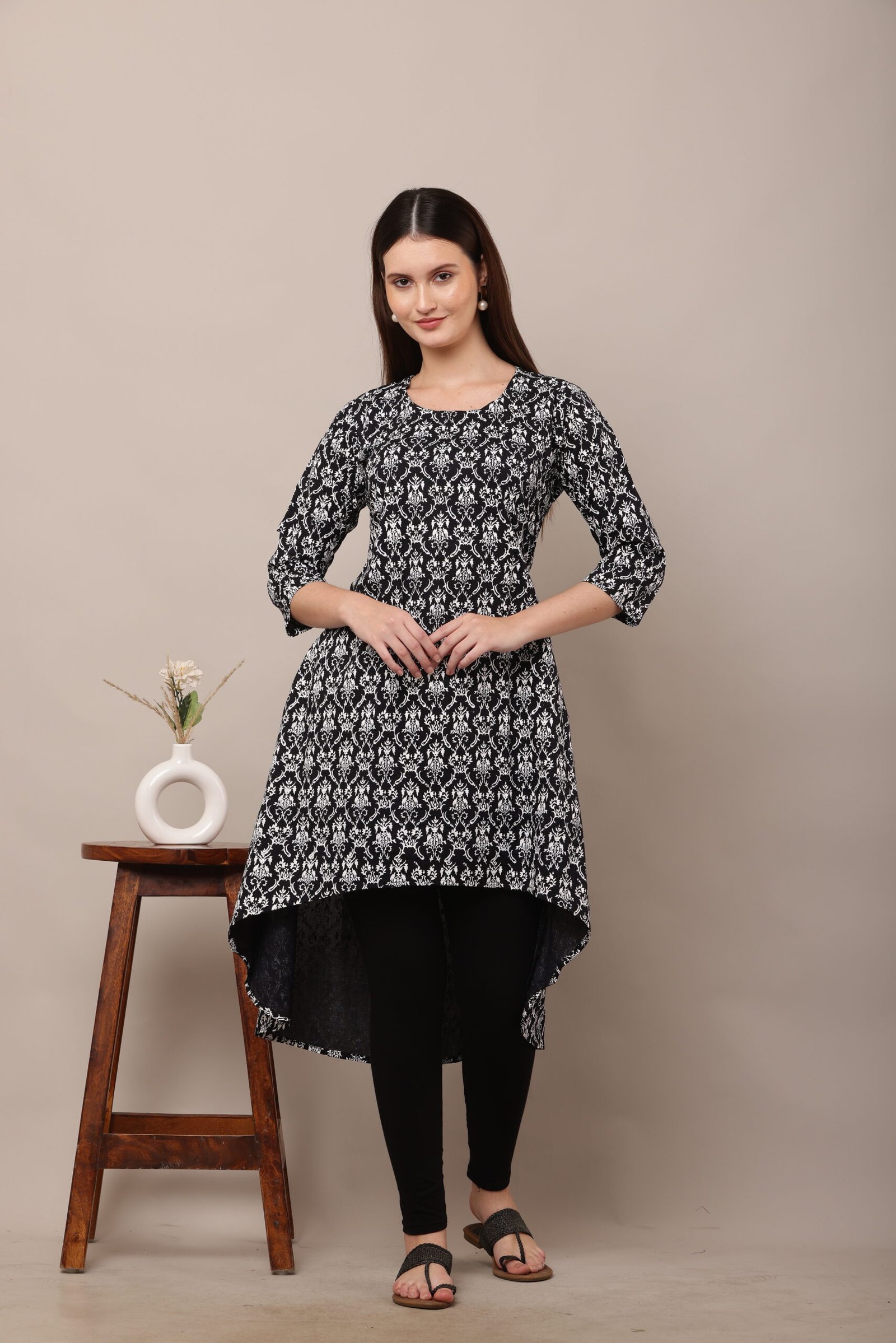 Screen Printed Black A-Line